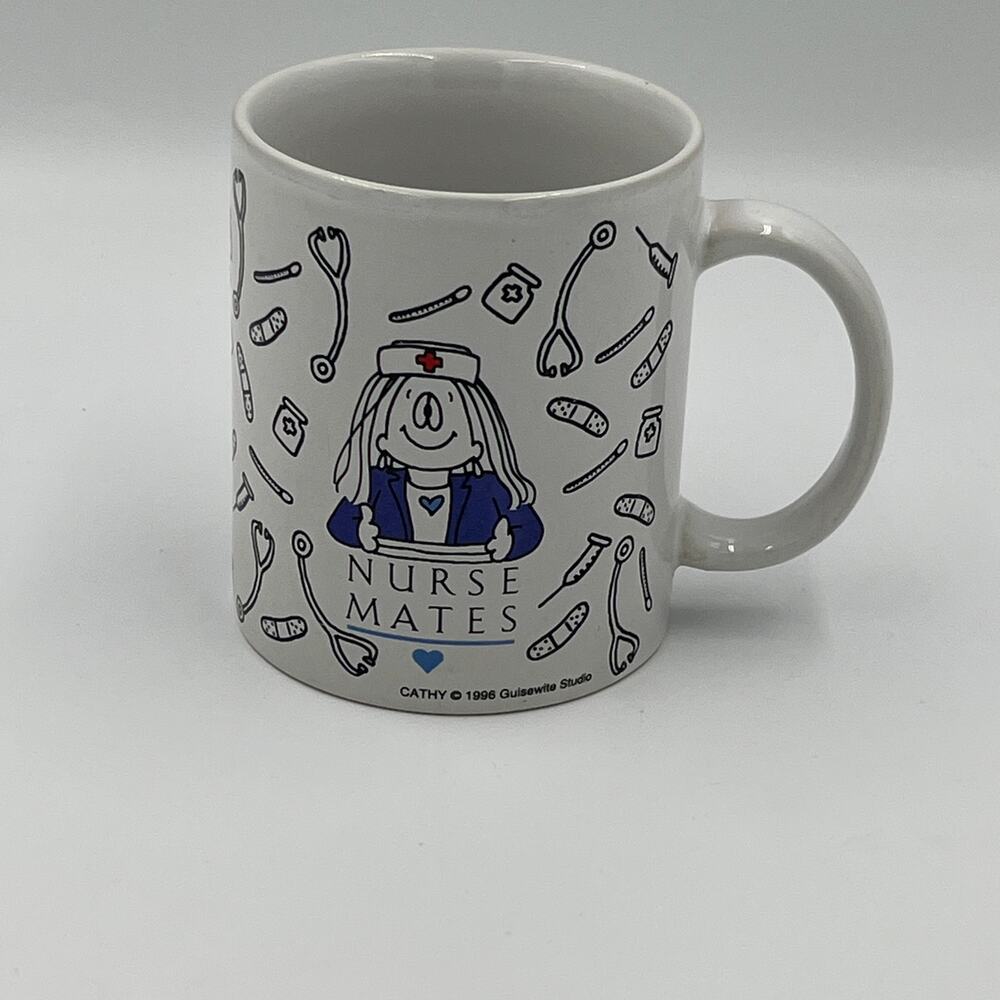 Nurse Mates Cathy Vintage 1996 Nurse Coffee Mug Medical Theme